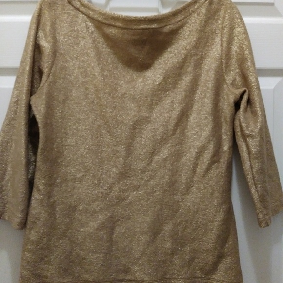 Banana Republic Gorgeous Gold Blouse - Picture 6 of 7